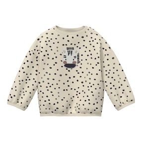 Sweatshirt Zebra Punkte