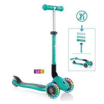 Scooter Junior mit Leuchtrollen