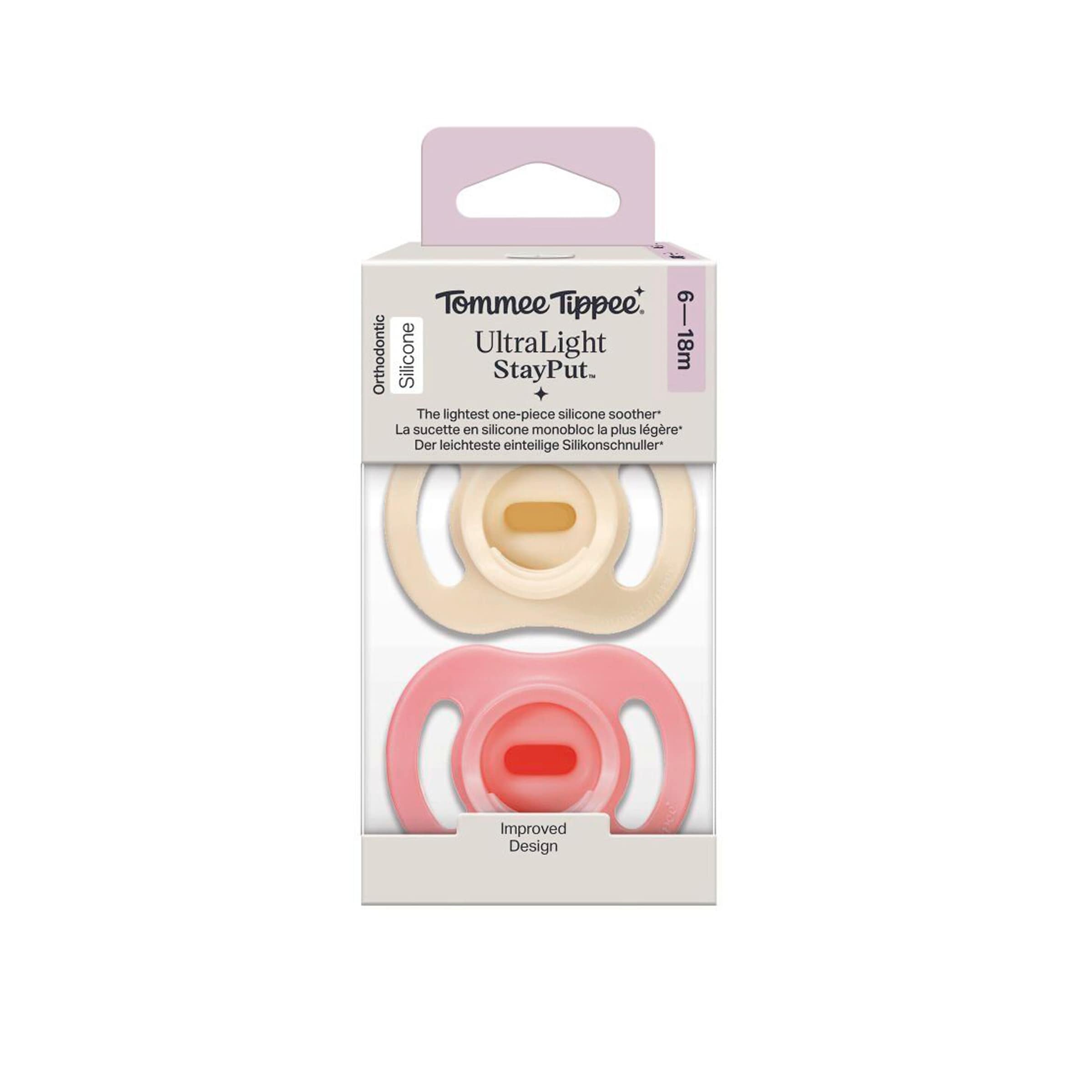 Tommee Tippee 2er-Pack Schnuller ultra light 6-18M