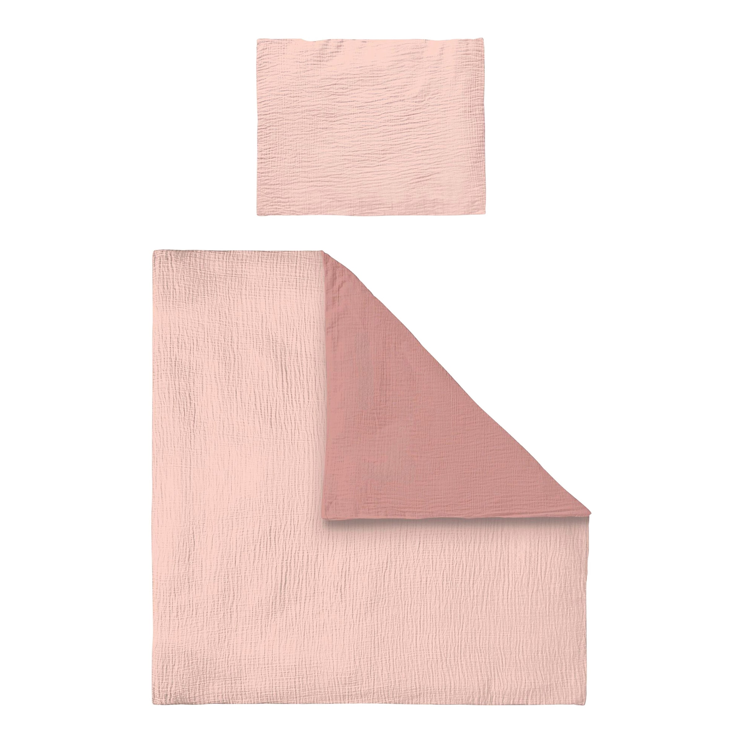 Bornino Home Wende-Bettwäsche Musselin 35x40/80x80 cm