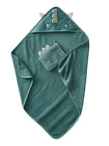 Baby Kapuzenbadetuch & Waschhandschuh DRACHE