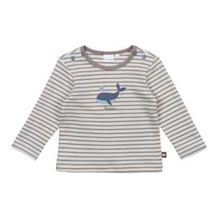 T-shirt à manches longues rayé baleine