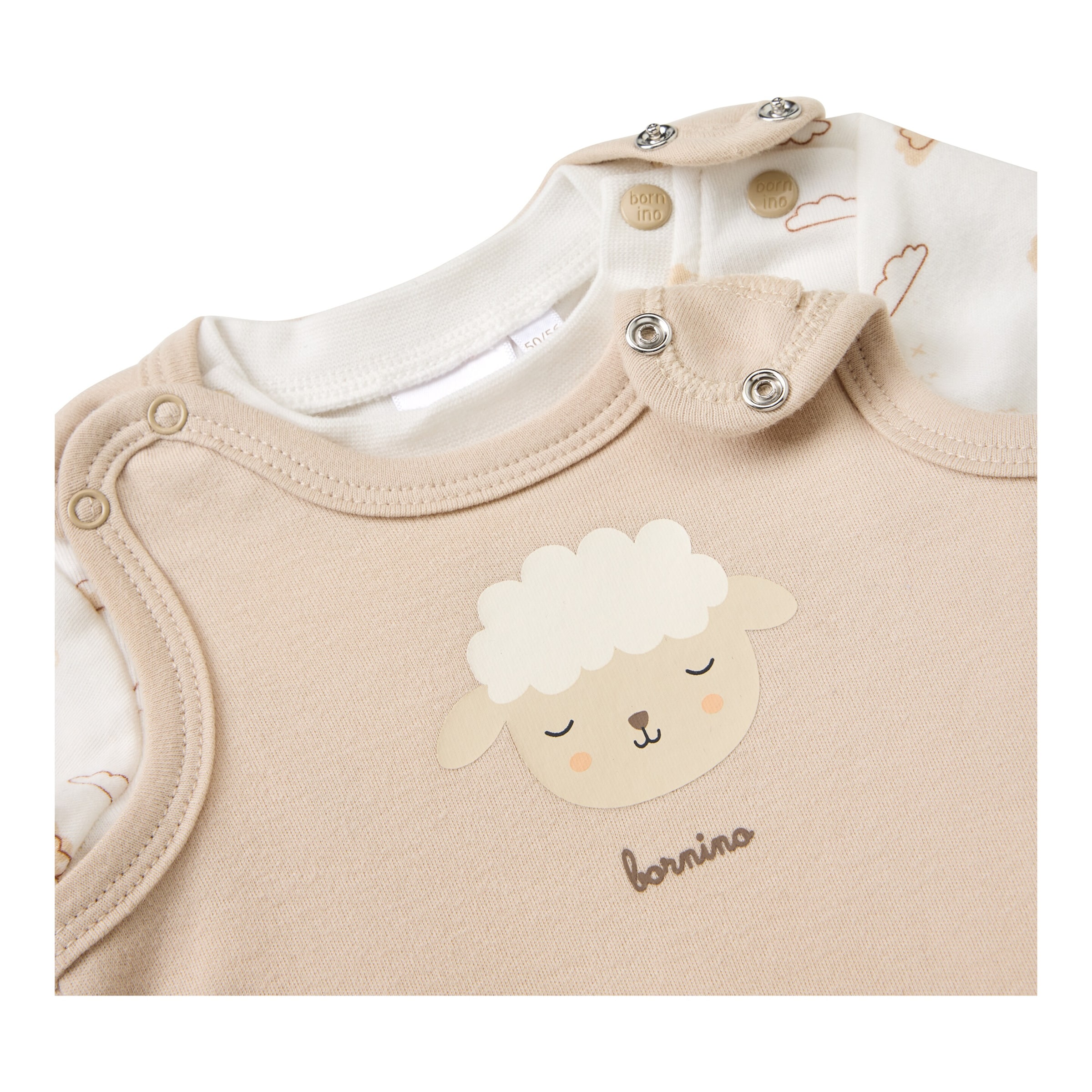 Strampler-Set 2-tlg. mit Shirt Schaf Wolken