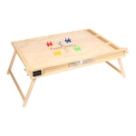 Puzzletisch mit Spielbrett-Deckel + LED-Licht inkl. Spielfiguren-Set für 1.500 Teile