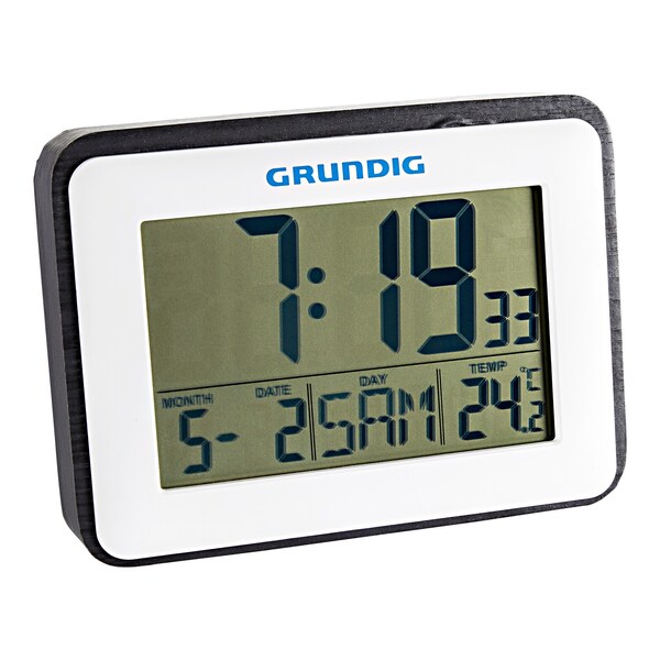 Station météo Grundig - Affichage de l'heure, de la date et de la  température - avec | bol