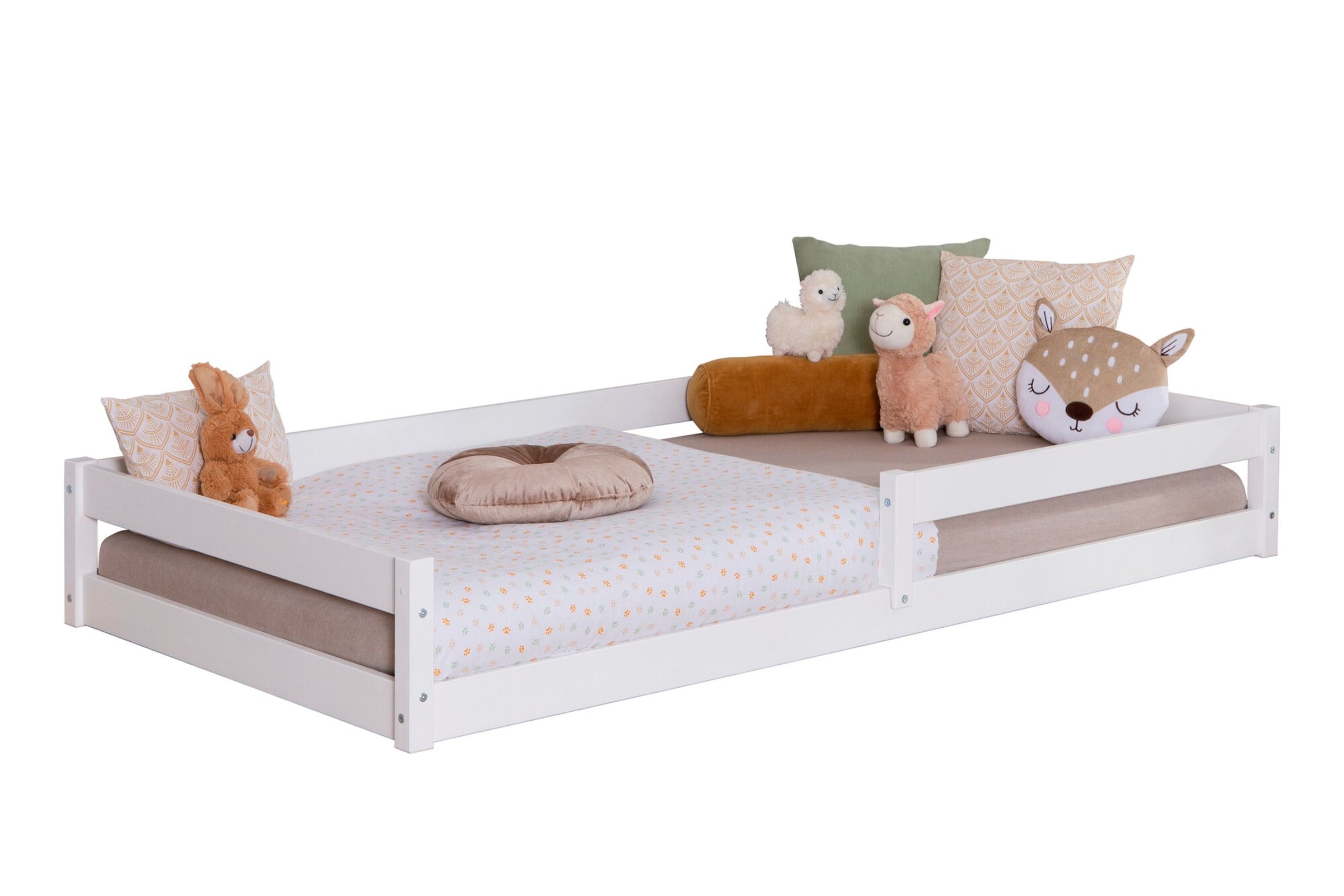 Ticaa Bodenbett „Emi“, Kinderbett, Jugendbett, Schlafzimmer, Kinderzimmer