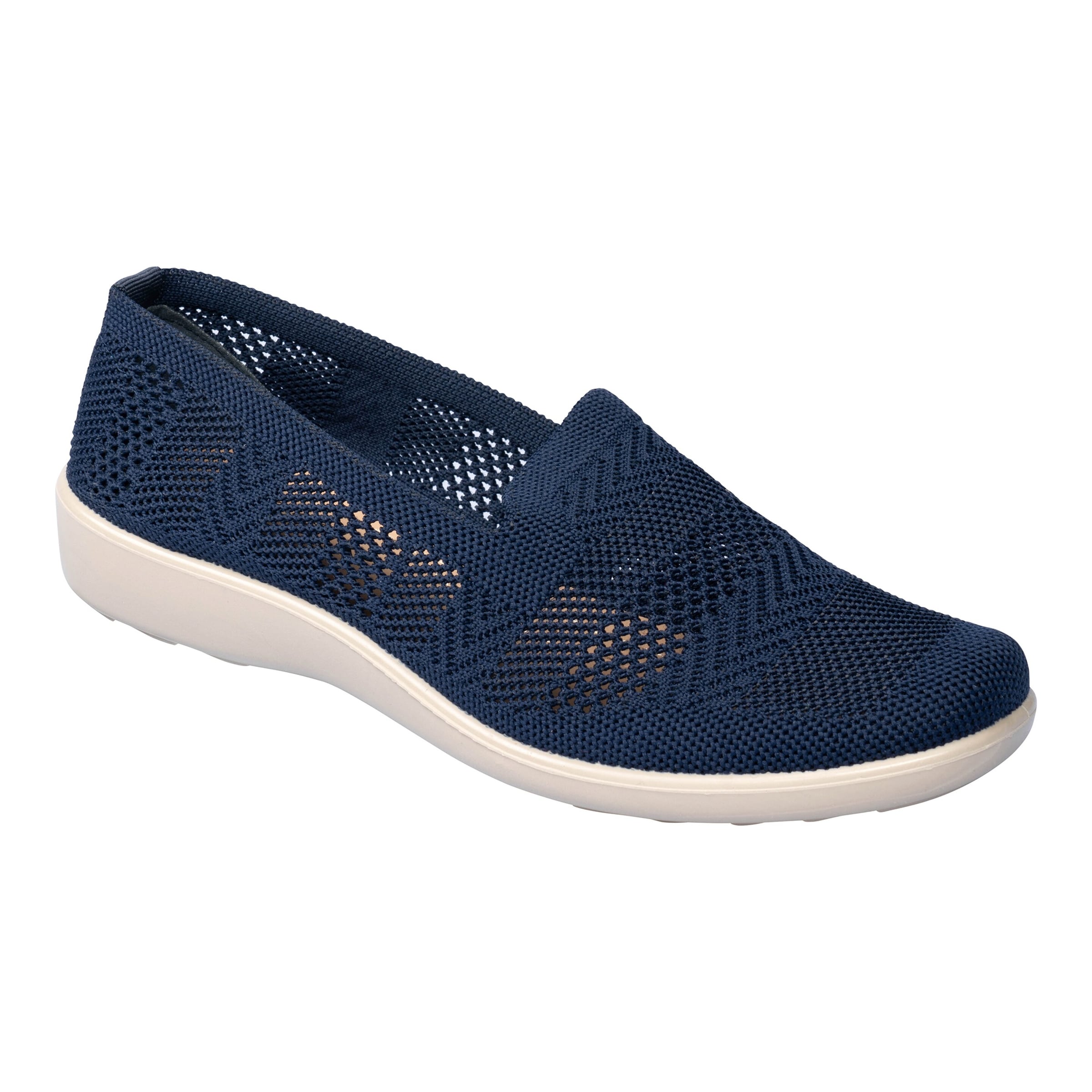 Flexi-Slipper "Inge" blau Damen