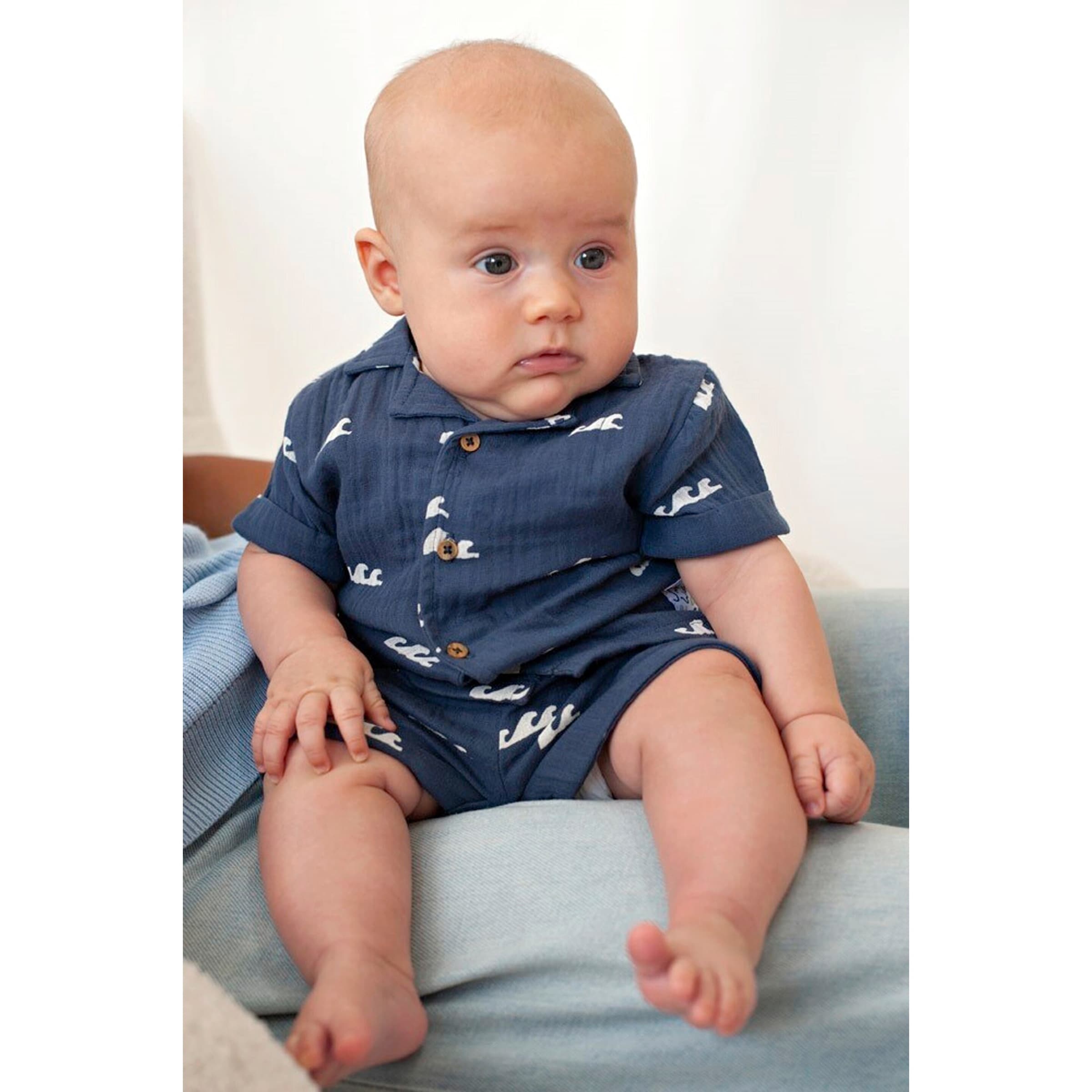 Thumbnail - Feetje Musselin-Shorts Wellen