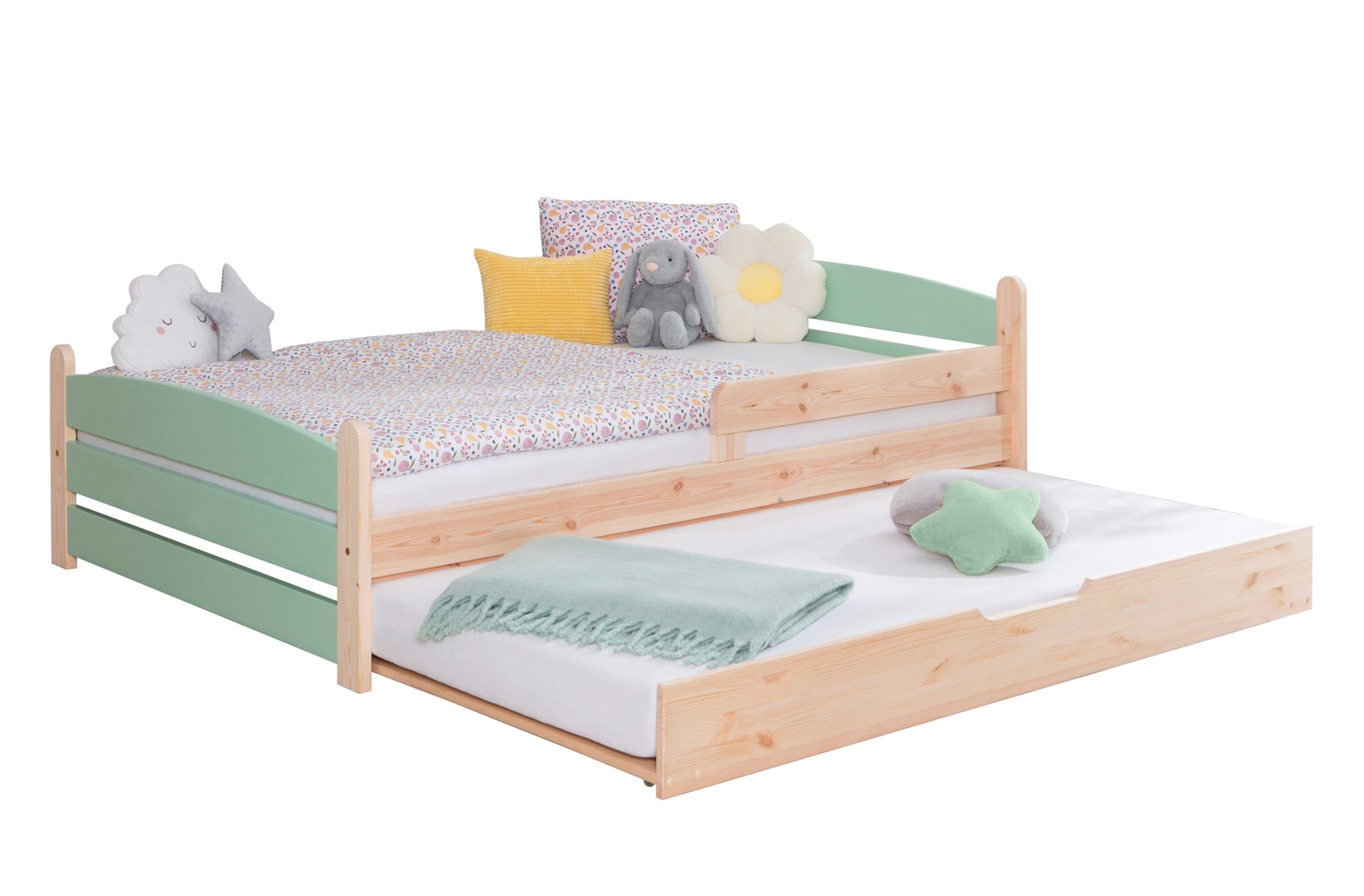 Ticaa Einzelbett „Mello“, Kinderbett, Jugendbett, Schlafzimmer, Kinderzimmer