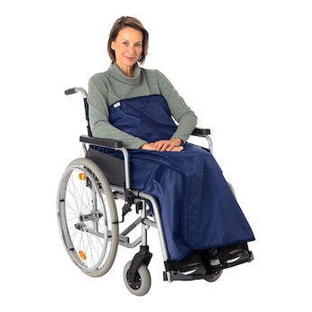 Rollstuhl Wickeldecke Marine 