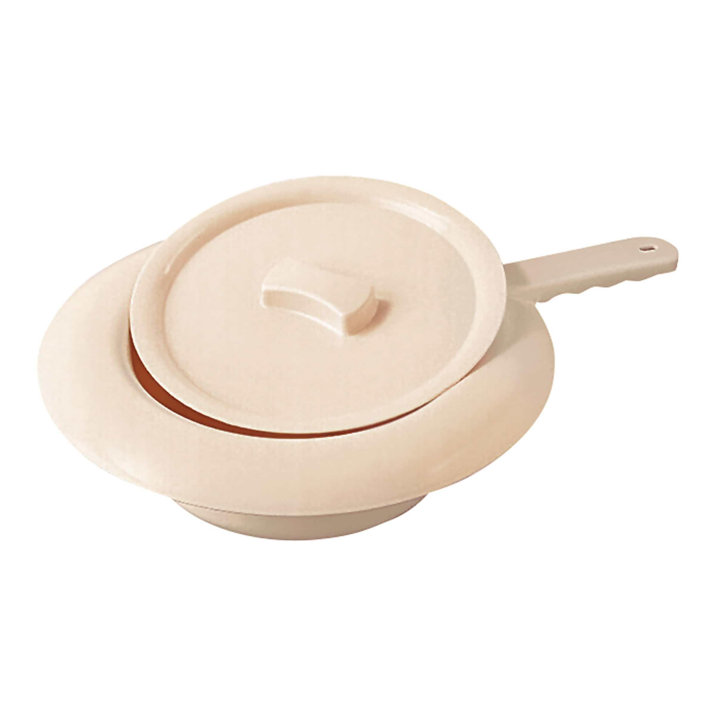 Bettpfanne, Kunststoff beige