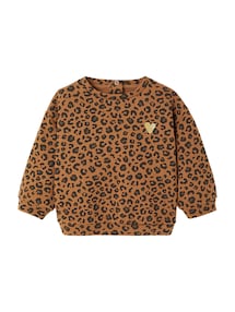 Baby Sweatshirt Mama-Tochter-Capsule LEOPARD, Bio-Baumwolle