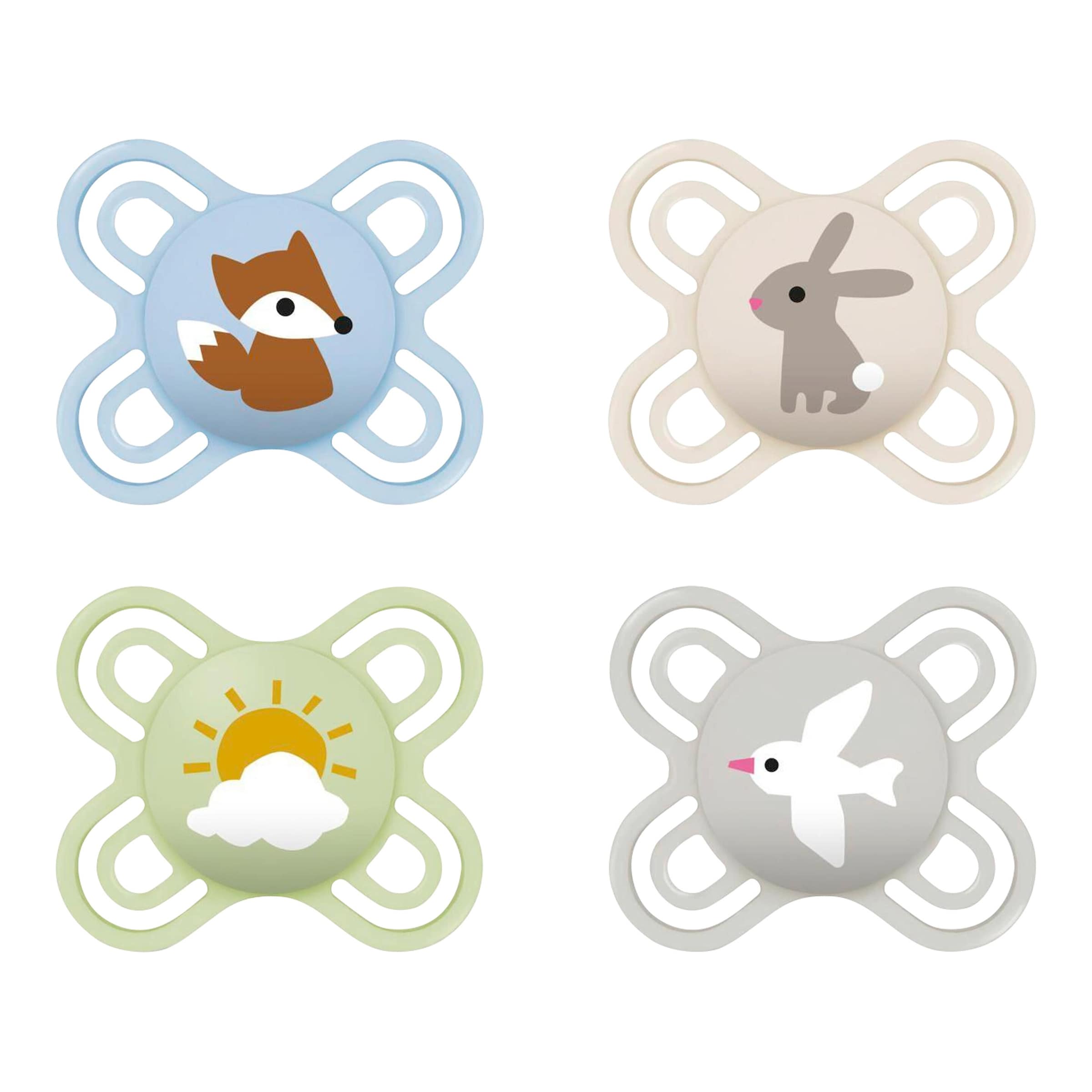 Mam 4er-Pack Schnuller Perfect Start Silikon, 0-2 M
