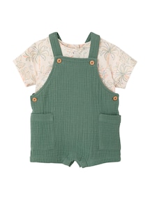 Jungen Baby-Set: T-Shirt & Latzhose Baumwolle
