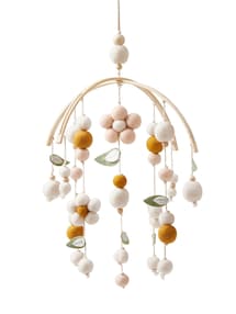 Kinderzimmer Blumen-Mobile aus Filz
