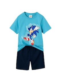 Kinder Sommer-Schlafanzug SONIC mit 3D-Print