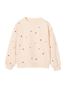 Sweatshirt mit Stickerei Mädchen