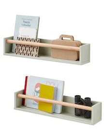 2er-Set Wandregale KONFETTI Kinderzimmer