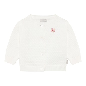 Ajour-Strickjacke Blume