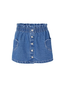 Mädchen Jeansrock mit Herztasche