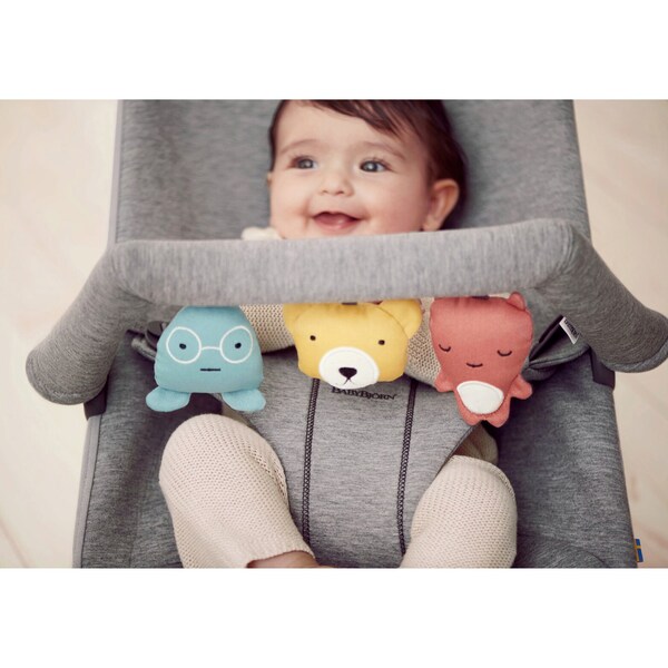Transat apaisant et amusant pour bébé | couleurs pastel & amis des animaux  | à partir de 0m+