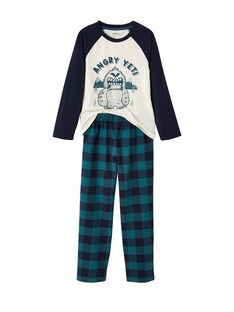 Jungen Schlafanzug mit Flanellhose,  Yeti