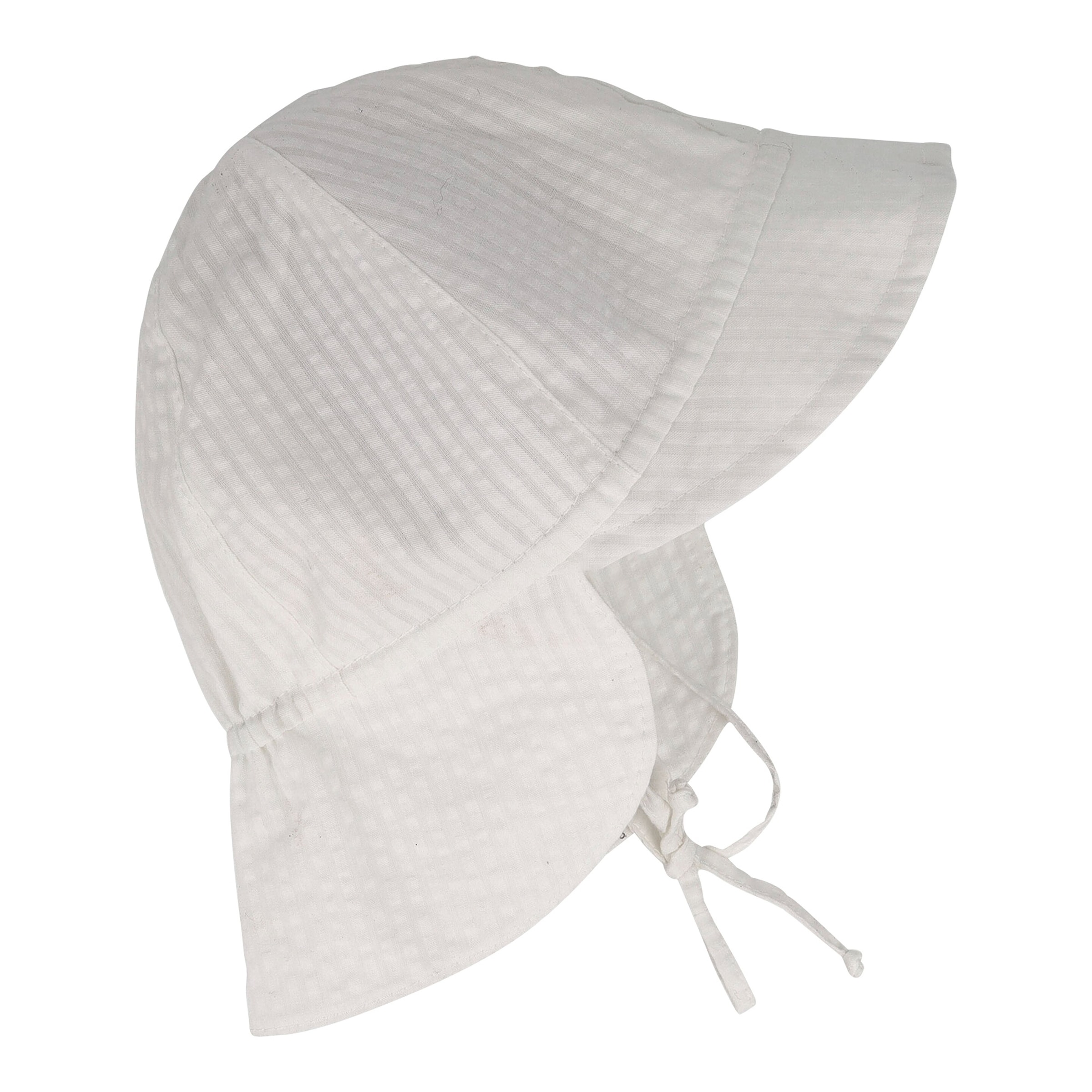 Schirmmütze mit Nacken- und UV-Schutz Ringel