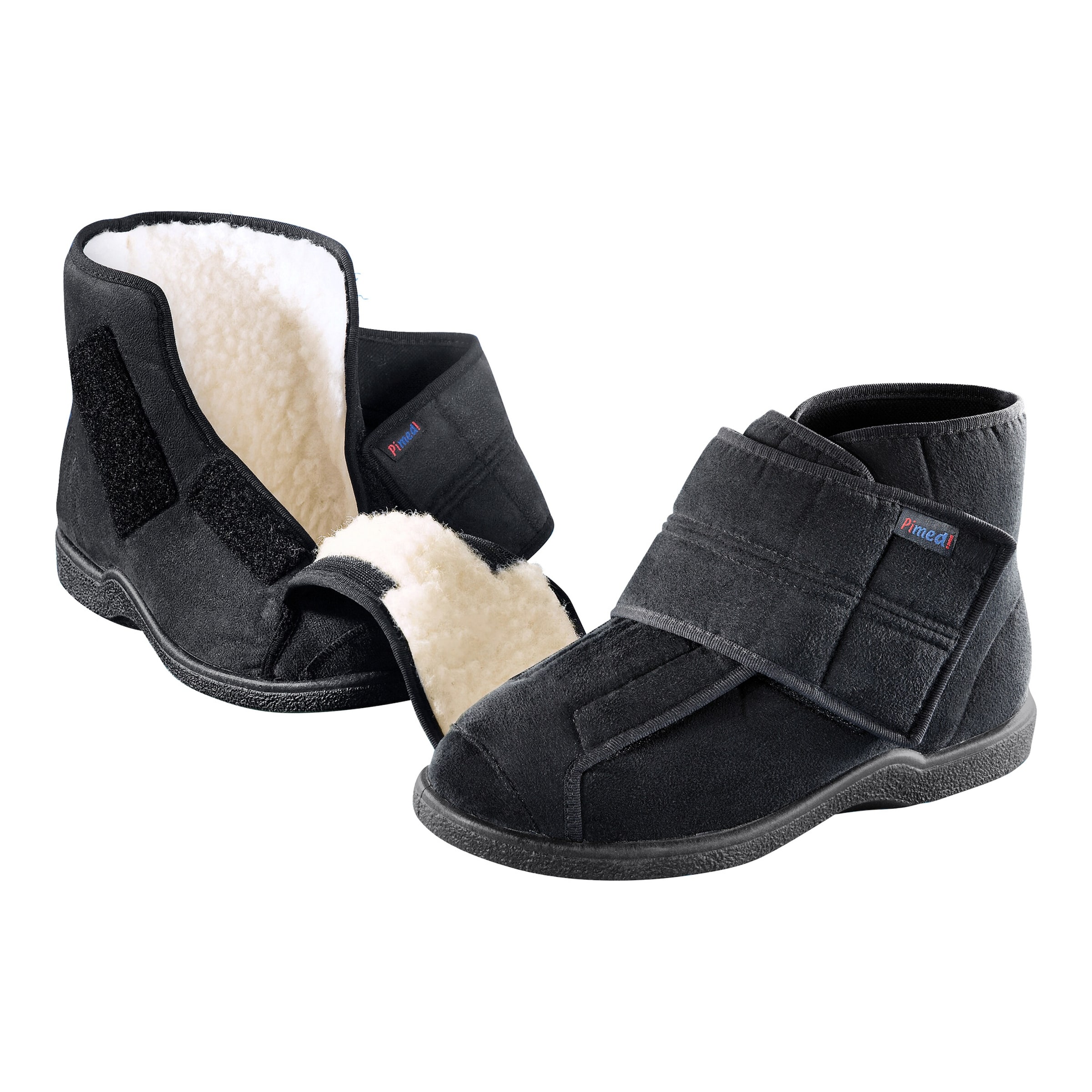 Nano-Stiefel mit Wollfutter schwarz Damen