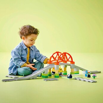 10426 Eisenbahnbrücke und Schienen  Erweiterungsset