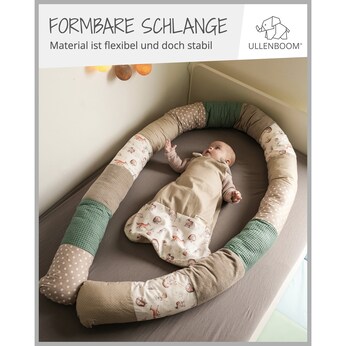 Nestchenschlange 300 cm Waffelpiqué/Cord