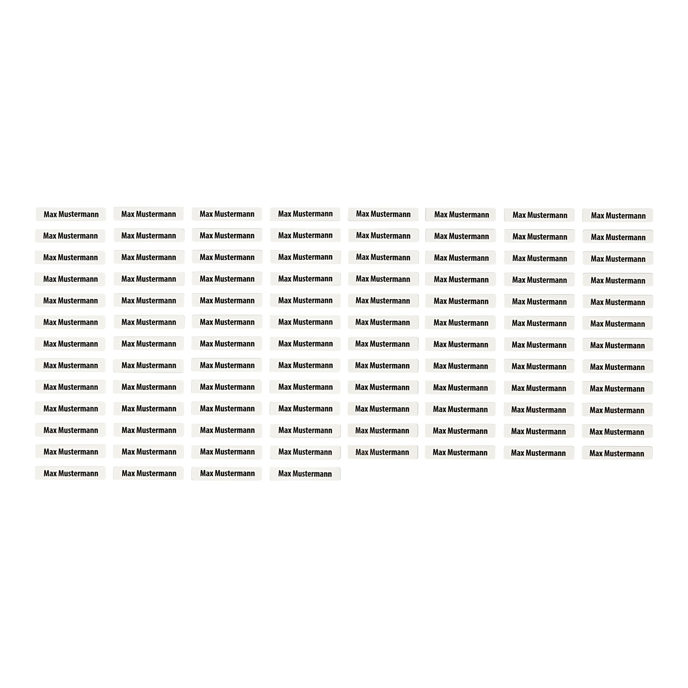 Wäscheetiketten, 100 Stück
