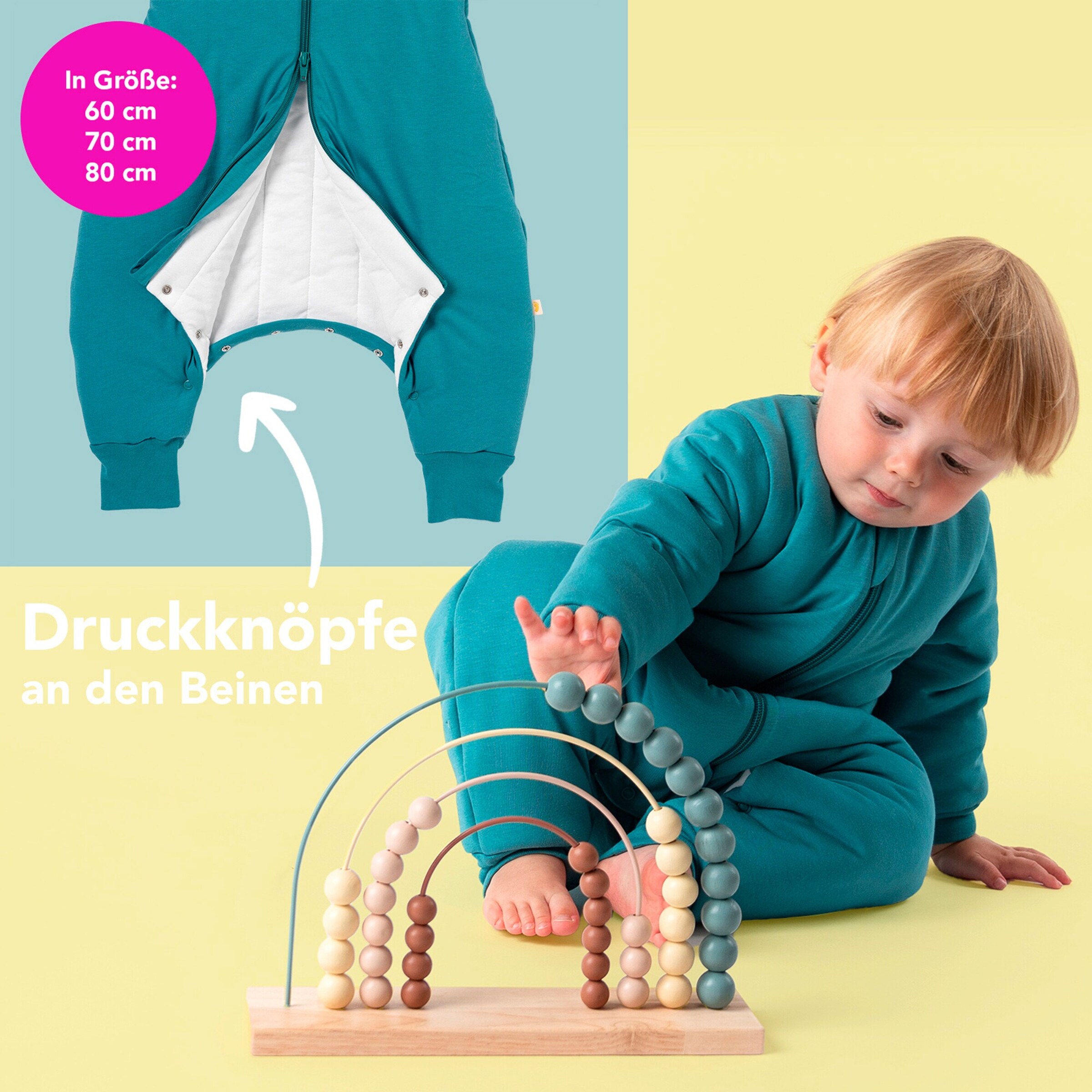 Schlummersack Schlafsack mit Füßen 3.5 Tog