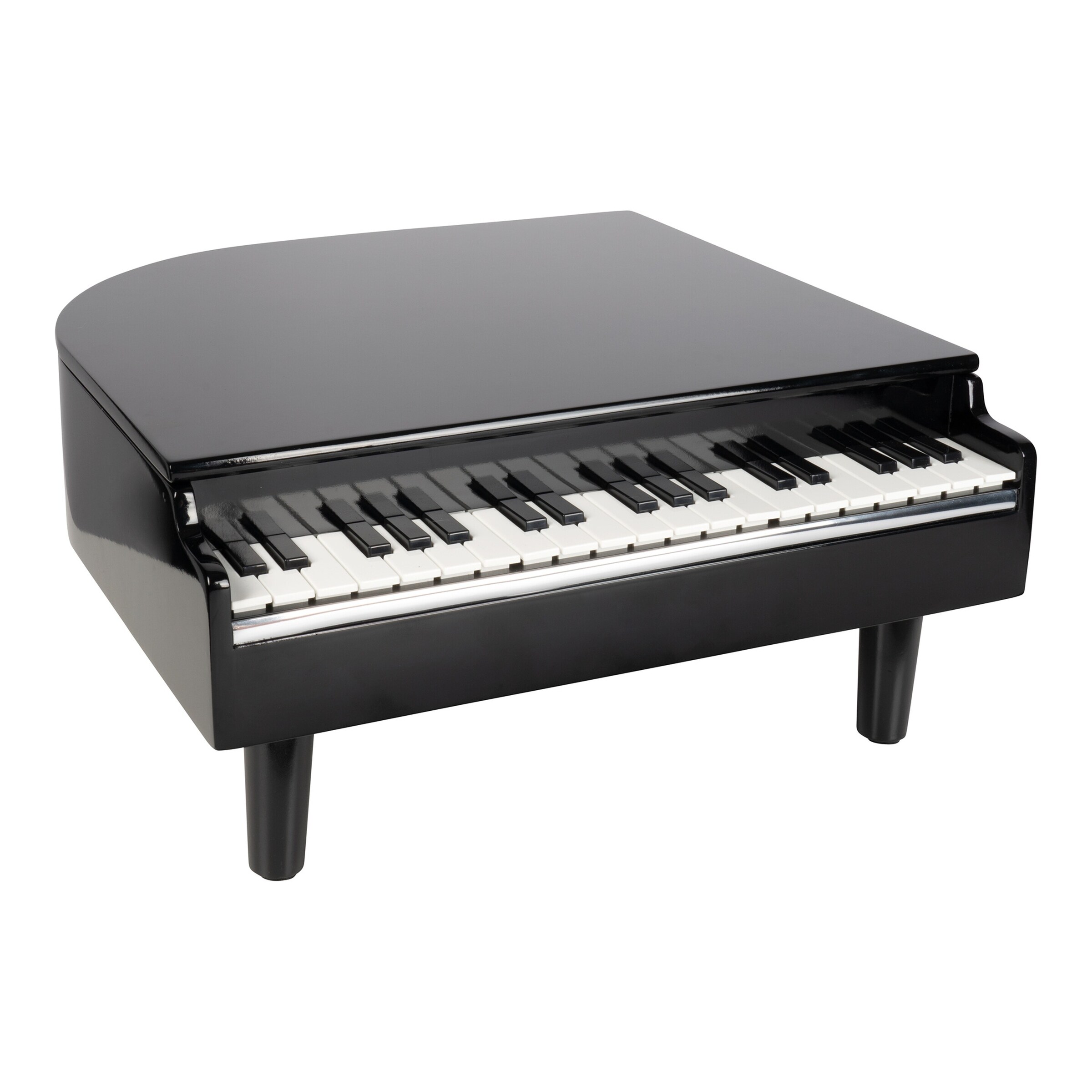 Plattenspieler „Piano“ schwarz weiss