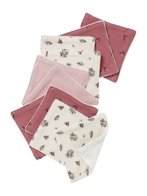 10er-Pack Baby Waschlappen mit Aufbewahrungsbeutel