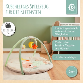 Krabbeldecke mit Spielbogen - ab Geburt