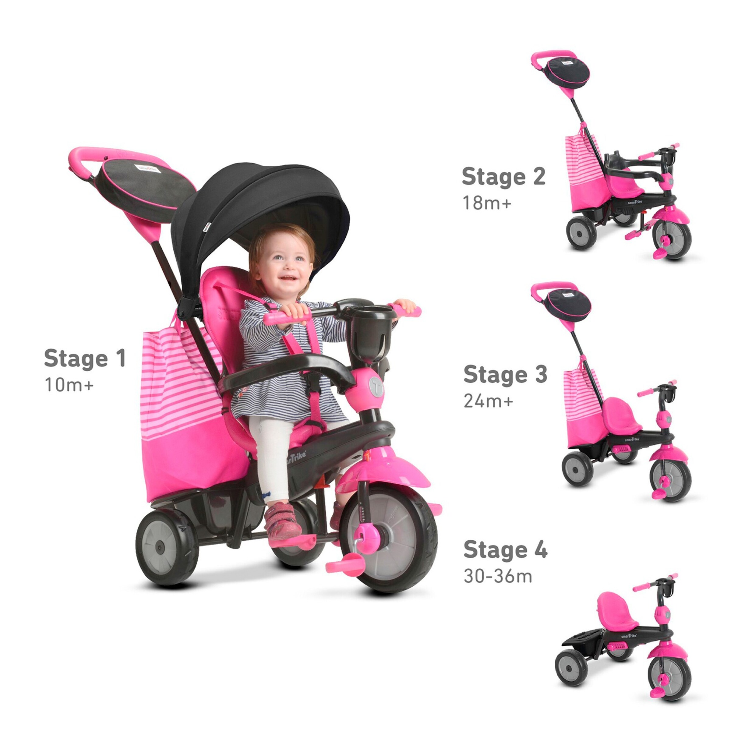 Tricycle smart store trike rose