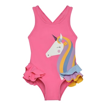 Badeanzug Rüschen Einhorn