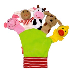 Mein liebster Fingerpuppen-Handschuh - Alle meine Fingerlein wollen heute Tiere sein