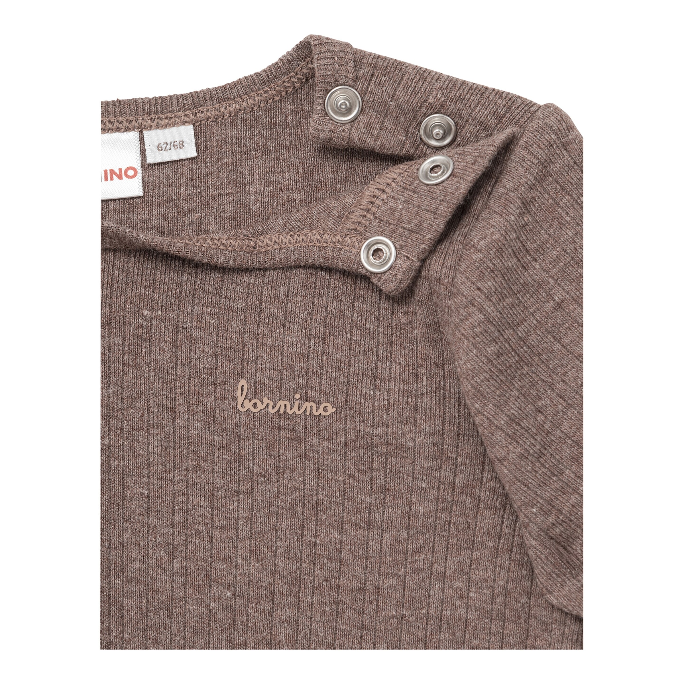 Shirt langarm Rippqualität