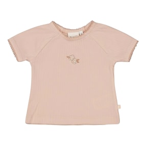 T-Shirt Blumen Rippqualität