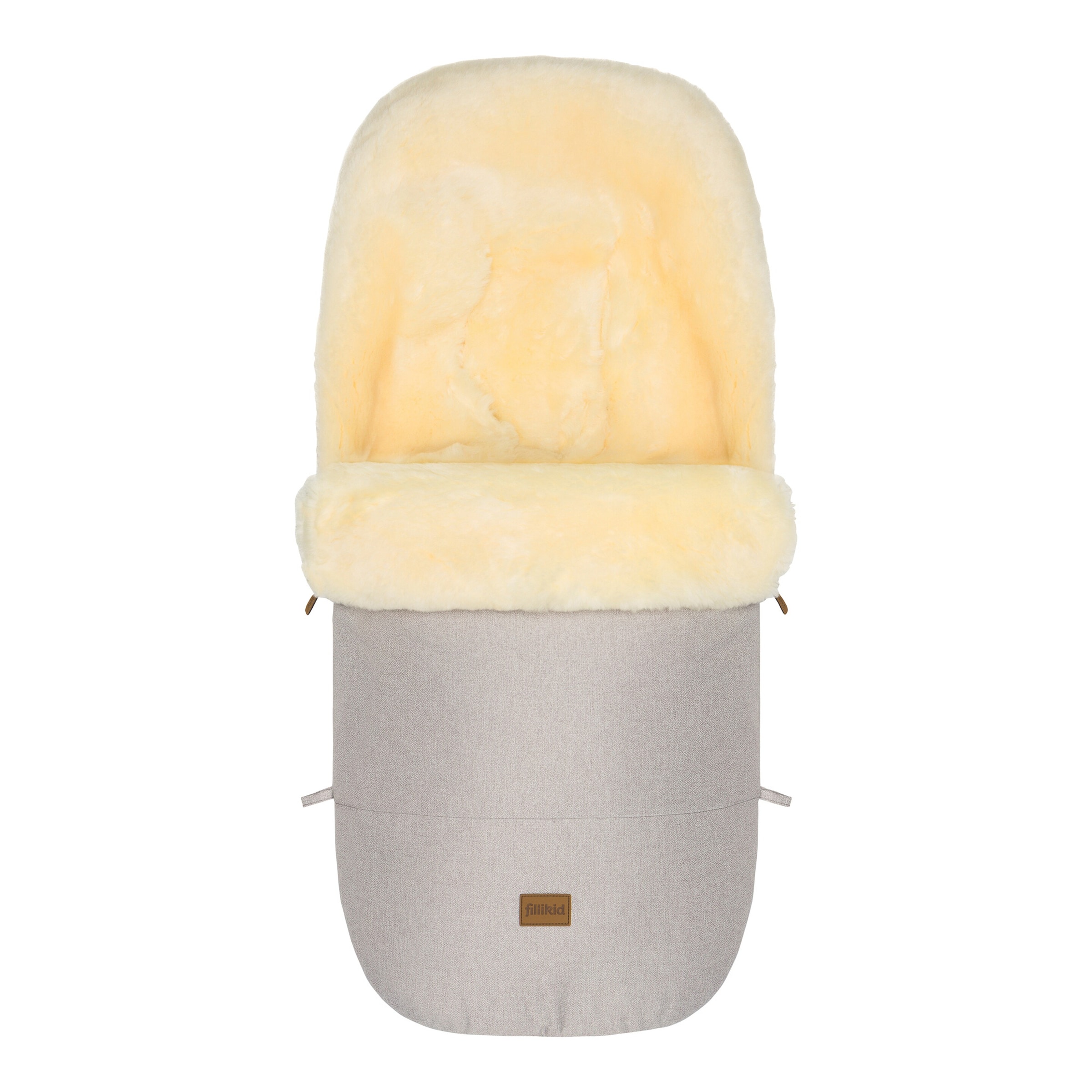 Fillikid Winterfußsack Lammfell Makalu Style beige