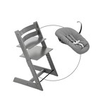 Produit Ensemble complet chaise haute évolutive avec kit nouveau-né deep grey