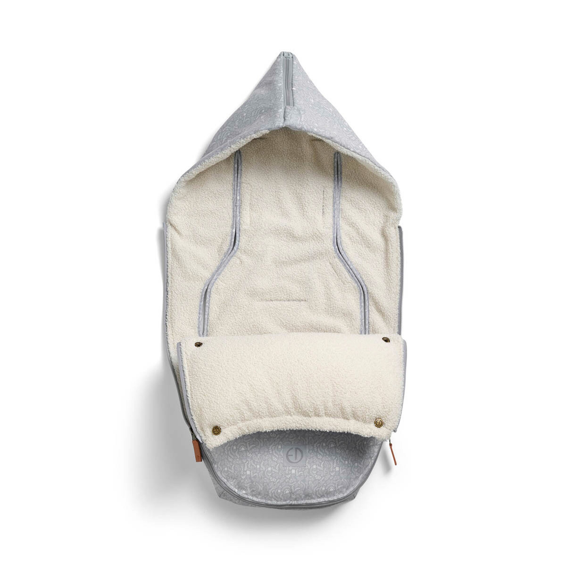 Elodie Fußsack fürBabyschale - Monkey Sunrise grau