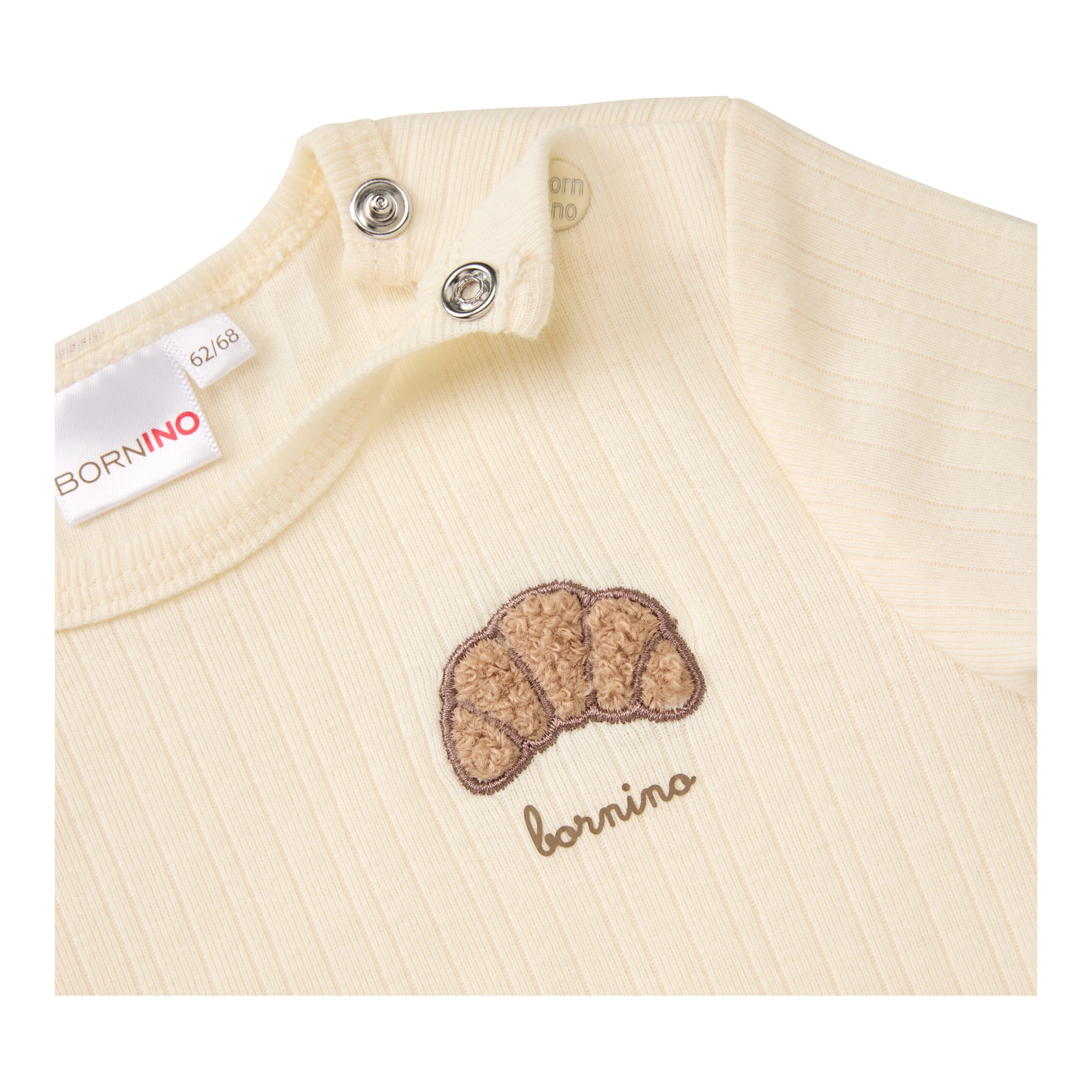 Shirt langarm Rippqualität