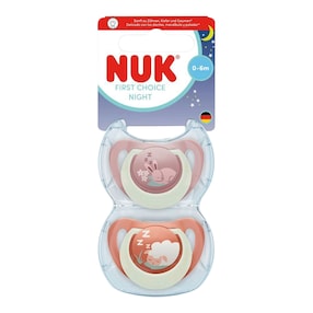 2er-Pack Schnuller First Choice Night, 0-6M