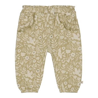 Pantalon en crêpe fleurs