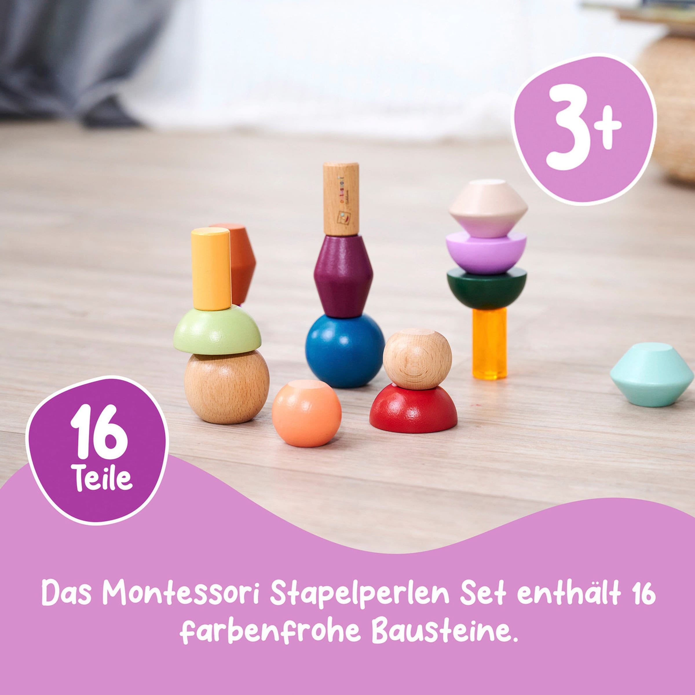 Eichhorn Montessori Stapelperlen