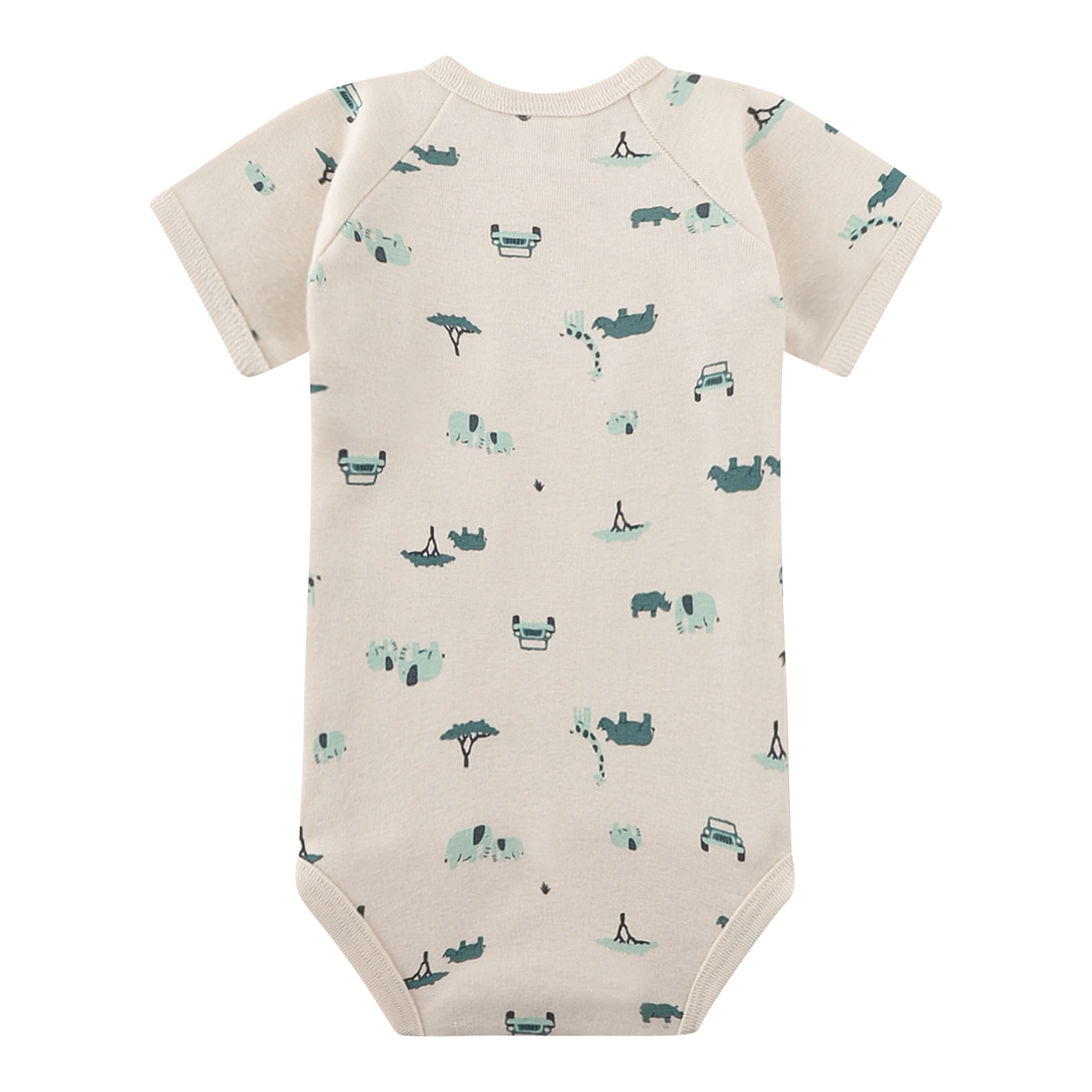 Sanetta Wickelbody kurzarm Safari