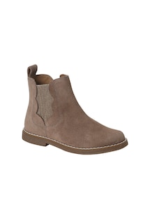 Mädchen Lederboots mit Zier-Einsatz