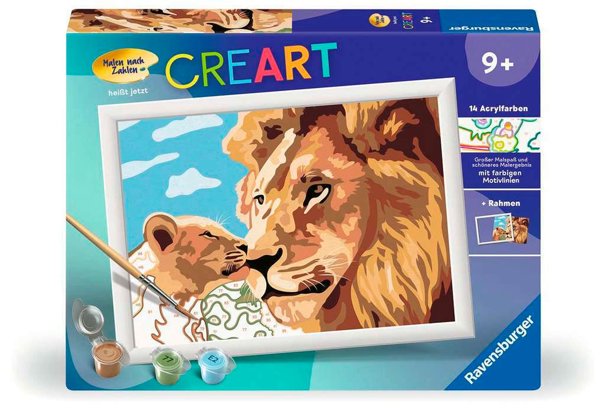 Ravensburger Löwe mit Baby